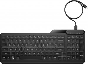 HP Klawiatura 405 Multi-Device podświetlana przewodowa 7N7C1AA