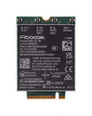 Lenovo ThinStation Fibocom L860-GL-16 XMM7560 CAT16 4G PCIE M.2 3042 WWAN