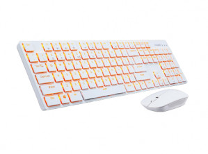 Zestaw klawiatura + mysz Acer ConceptD DKR010 Combo Bluetooth Backlit Keyboard and Mouse klawiatura z podświetleniem bezprzewodowe białe GP.ACC11.013