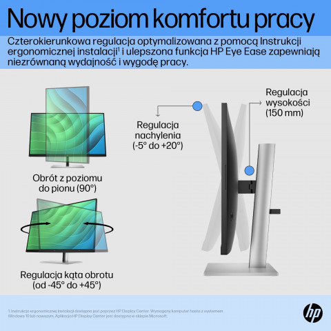 MONITOR HP LED 27" E27 G5 (6N4E2AA) - Galeria zdjęcie 4