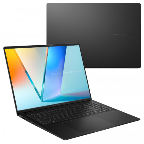 ASUS Vivobook S 16 M5606WA-MX034W Ryzen AI 9 HX 370 16.0" 3.2K OLED 120Hz 400nits Glossy 32GB LPDDR5X SSD1TB Radeon 890M Graphics WLAN+BT Cam1080 75WHrs Win11 Neutral Black - Galeria zdjęcie 1