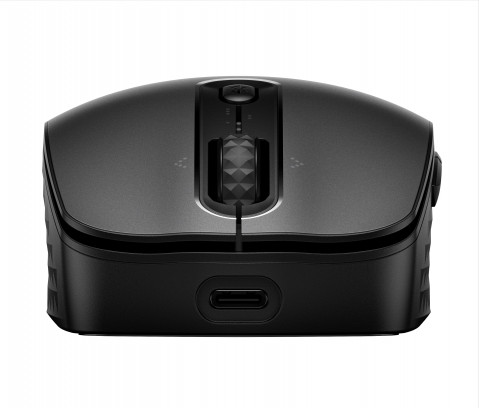 Mysz HP 690 Qi-Charging Rechargeable Wireless Mouse Black bezprzewodowa z akumulatorem czarna 7M1D4AA - Galeria zdjęcie 1