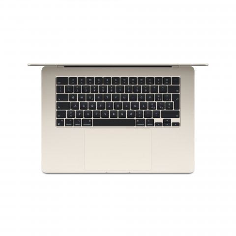 Apple 15-inch MacBook Air: Apple M3 chip with 8-core CPU and 10-core GPU, 16GB, 512GB SSD - Starlight - Galeria zdjęcie 2