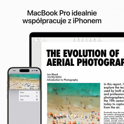 Apple 14-inch MacBook Pro: M3 Max chip with 14-core CPU and 30-core GPU, 1TB SSD Space Black - Galeria zdjęcie 7