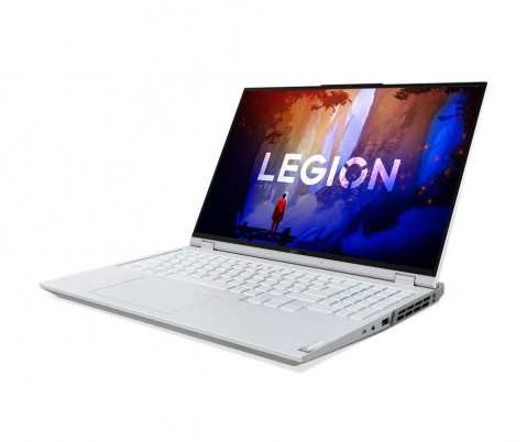 Lenovo Legion 5 Pro 16ARH7H Ryzen 7 6800H 16" WQXGA IPS 500nits AG 165Hz 16GB DDR5 4800 SSD512 GeForce RTX 3060 6GB Win11 Glacier White - Galeria zdjęcie 2