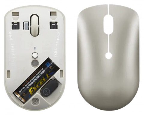 Mysz Lenovo 540 USB-C Wireless Compact Mouse Piaskowy - Galeria zdjęcie 4