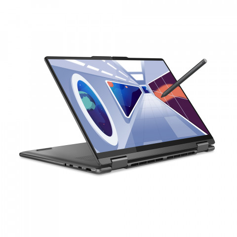 Lenovo Yoga-7-14IRL8 i5-1335U 14" 2.2K Touch IPS 16GB LPDDR5-5200 SSD512 IrisXe BT BLKB FPR x360 PEN Win11 Storm Grey (REPACK) 2Y - Galeria zdjęcie 8