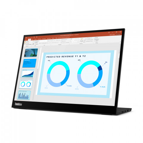 Lenovo ThinkVision M14d 14" QHD IPS 60Hz 300nits AG 2xUSB-C Raven Black - Galeria zdjęcie 5