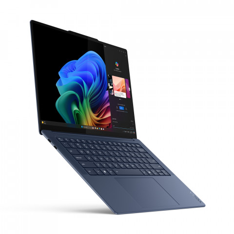 Lenovo Yoga Slim 7 14Q8X9 Snapdragon X Elite X1E-78-100 14,5"3K OLED Touch 90Hz 1000nit 32GB DDR5 SSD1TB Qualcomm Adreno 70Wh Win11 Cosmic Blue 2Y - Galeria zdjęcie 16