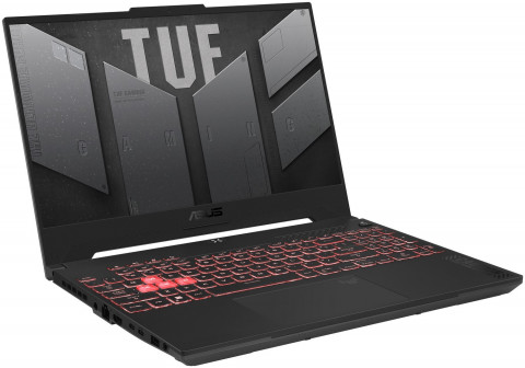 ASUS TUF Gaming A15 FA507NVR-LP017W Ryzen 7 7435HS 15.6"FHD 144Hz Value IPS-level 250nits AG 16GB DDR5 SSD512 GeForce RTX 4060 8GB WLAN+BT LAN Cam720p 90WHrs Win11 Mecha Gray - Galeria zdjęcie 4