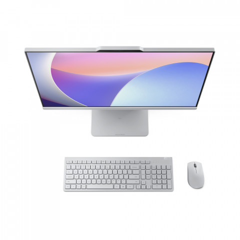 Lenovo IdeaCentre AIO 24IRH9 i3-1315U 23.8" FHD IPS AG 250nits 100Hz 16GB DDR5 5200 SSD512 Intel UHD Graphics Win11 Cloud Grey - Galeria zdjęcie 11