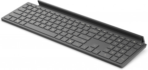 Klawiatura HP Dual Mode Keyboard 1000 Bluetooth/Wireless bezprzewodowa czarna 18J71AA - Galeria zdjęcie 2