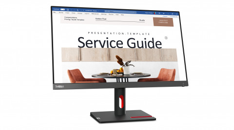 Lenovo ThinkVision S24i­30 23.8"FHD IPS 100Hz 250 nits AG VGA HDMI Raven Black - Galeria zdjęcie 3