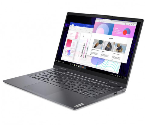 Lenovo Yoga 7 14ACN6 Ryzen 7 5800U 14" FHD IPS 300nits Glossy 16GB LPDDR4x-4266 SSD512 AMD Radeon Graphics 71Wh Win11 Slate Grey - Galeria zdjęcie 3