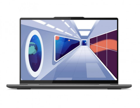 Lenovo Yoga 7 14ARP8 Ryzen 5 7535U 14" WUXGA OLED 400nits Glossy 60Hz 16GB LPDDR5-6400 SSD512 Radeon 660M Graphics Win11 Storm Grey - Galeria zdjęcie 6