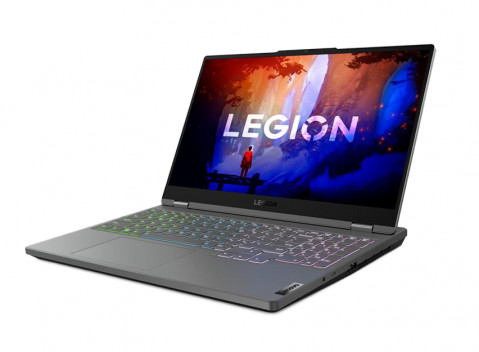 Lenovo Legion 5 15ARH7 Ryzen 7 6800H 15.6" FHD IPS 300nits AG 165Hz 16GB DDR5 4800 SSD512 GeForce RTX 3050 4GB NoOS Storm Grey - Galeria zdjęcie 1