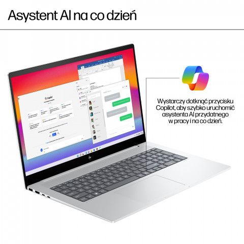 HP ENVY 17-da0006nw Ultra 5 125H 17,3"FHD Touch AG IPS 300nits 16GB DDR5 SSD1TB Intel Arc 5MP W11Pro 2Y Glacier Silver - Galeria zdjęcie 5