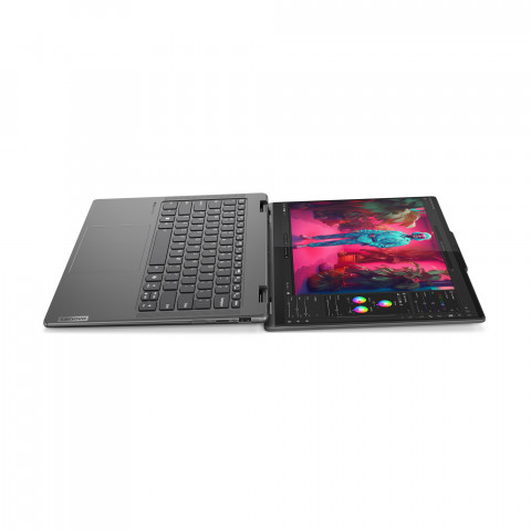 Lenovo Yoga 7 2-in-1 14AHP9 Ryzen 5 8640HS 14" WUXGA OLED 400nits Glossy 16GB LPDDR5x-6400 SSD512 Radeon 760M Graphics Win11 Storm Grey - Galeria zdjęcie 12
