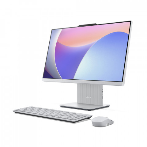 Lenovo IdeaCentre AIO 24IRH9 i3-1315U 23.8" FHD IPS AG 250nits 100Hz 16GB DDR5 5200 SSD512 Intel UHD Graphics Win11 Cloud Grey - Galeria zdjęcie 10
