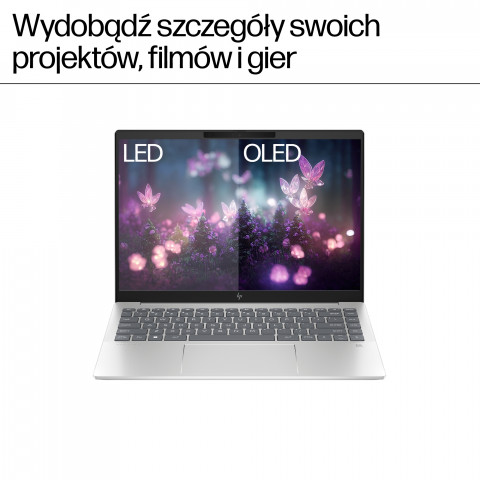 HP Pavilion14-ew1007nn Ultra 5 125H 14,0"2.8K OLED 400nits 120Hz 16GB DDR5 SSD512 Intel Arc 5MP Win11 2Y Natural Silver - Galeria zdjęcie 12