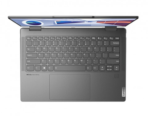 Lenovo Yoga 7 14ARP8 Ryzen 5 7535U 14" WUXGA OLED 400nits Glossy 60Hz 16GB LPDDR5-6400 SSD512 Radeon 660M Graphics Win11 Storm Grey - Galeria zdjęcie 8