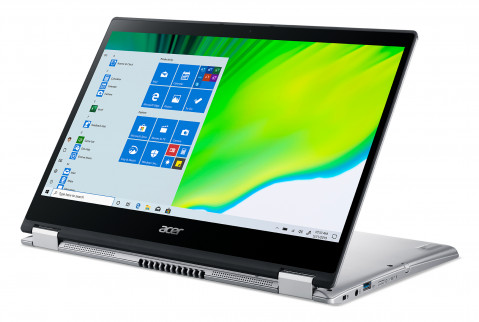 Acer TravelMate Spin 3 SP314-54N i5-1035G4 14"FHD Touch 8GB LPDDR4 SSD1TB IrisXe KlawDE Win10 Silver - Galeria zdjęcie 10