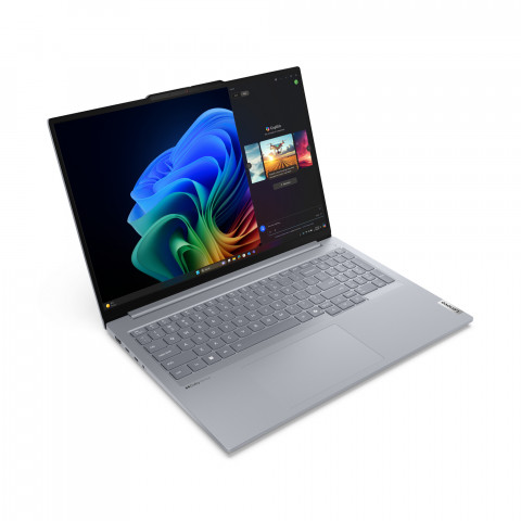 Lenovo ThinkBook 16 G7 QOY Snapdragon X Plus X1P-42-100 16" WUXGA IPS 300nits AG 60Hz 32GB DDR5 SSD512 Qualcomm Adreno 84Wh W11Pro Luna Grey 3Y Onsite - Galeria zdjęcie 16