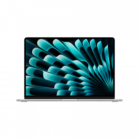 Apple 15-inch MacBook Air: Apple M3 chip with 8-core CPU and 10-core GPU, 16GB, 256GB SSD - Silver - Galeria zdjęcie 1