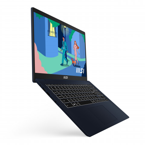 MSI Modern 15 B12MO-640PL i5-1235U 15.6" FHD 60Hz IPS-Level 16GB DDR4 3200 SSD512 Intel Iris Xe Graphics Win11 Home Plus - Galeria zdjęcie 6