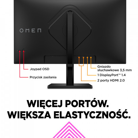 MONITOR HP LED, QHD 27" OMEN 27q (780H4E9) 165Hz - Galeria zdjęcie 8