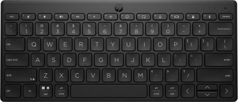 Klawiatura HP 350 Compact Multi-Device Bluetooth Keyboard bezprzewodowa czarna 692S8AA - Galeria zdjęcie 4