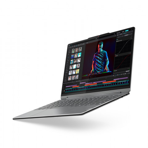 Lenovo Yoga 9 2-in-1 14IMH9 Ultra 7 155H 14" 2.8K OLED 400nits Glossy 120Hz 32GB LPDDR5x-7467 SSD512 Intel Arc Graphics Win11 Luna Grey - Galeria zdjęcie 3