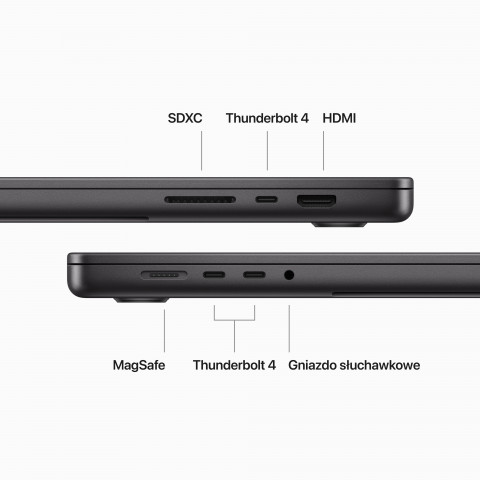 Apple MacBook Pro 16" M3 Pro 12-core CPU + 18-core GPU 36GB 512GB SSD Space Black - Galeria zdjęcie 6