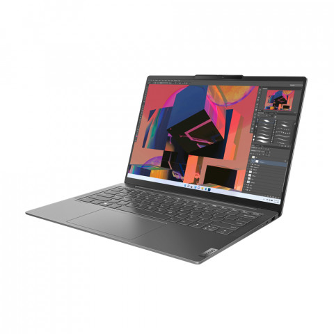Lenovo Yoga Slim 6 14IAP8 i5-1240P 14" WUXGA OLED 400nits Glossy 60Hz 16GB LPDDR5 4800 SSD512 Intel Iris Xe Graphics Win11 Storm Grey - Galeria zdjęcie 1