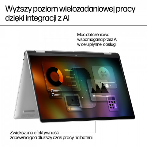 HP ENVY x360 16-ac0003nw Ultra 7 155U 16,0"WUXGA Touch AG IPS 300nits 16GB DDR5 SSD1TB Intel Arc 5MP Win11 2Y Glacier Silver - Galeria zdjęcie 3