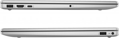 HP 15-fc0024nw Athlon Gold 7220U 15.6 FHD AG ultraslim SVA 250nits 8GB LPDDR5 SSD256 Radeon 610M No ODD Cam720p Win11 2Y Natural Silver - Galeria zdjęcie 6