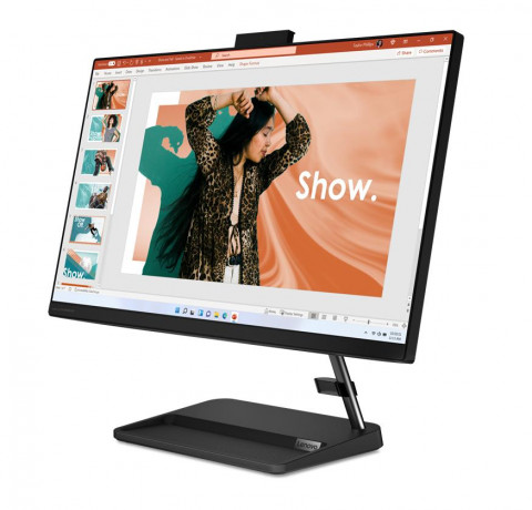 Lenovo IdeaCentre AIO 3 24IAP7 i5-12450H 23.8" FHD IPS 250nits AG 16GB DDR4 3200 SSD1TB Intel UHD Graphics NoOS Black - Galeria zdjęcie 2