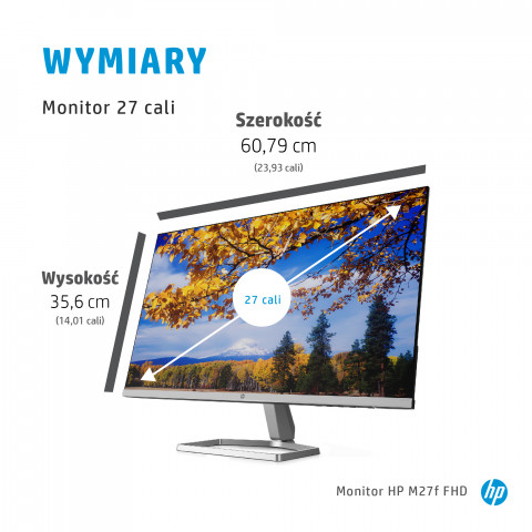 MONITOR HP LED, IPS 27" M27f (2G3D3E9) - Galeria zdjęcie 8