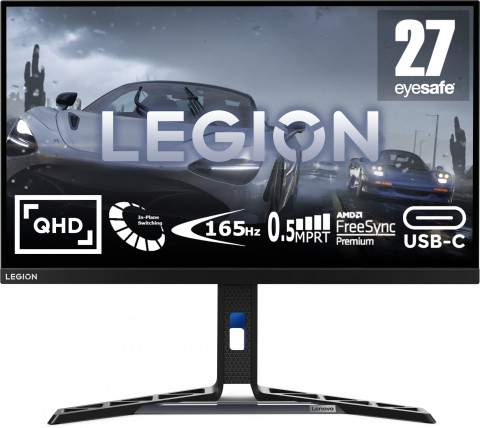 Lenovo Legion Y27h-30 27" 2560x1440 400nits 165 Hz HDMI, DP, USB Raven Black - Galeria zdjęcie 1