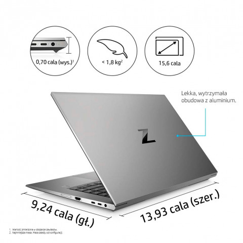 HP ZBook Studio G8 i7-11800H 15,6"FHD 16GB DDR4 3200 SSD512 Quadro T1200 W10Pro - Galeria zdjęcie 10