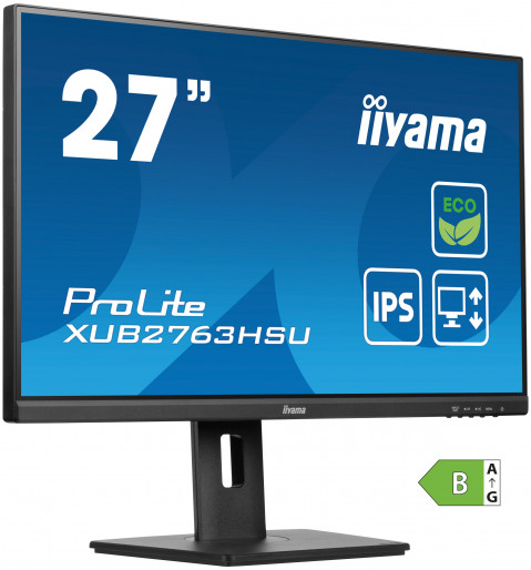 MONITOR IIYAMA LED 27” XUB2763HSU-B1 - Galeria zdjęcie 3