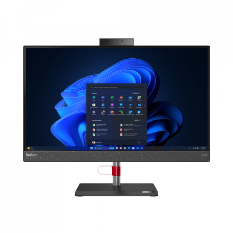 Lenovo AIO ThinkCentre neo 50a G4 i5-13500H 23.8" FHD IPS 250nits AG 8GB DDR5 5200 SSD512 Intel Iris Xe Graphics W11Pro Raven Black 3Y OnSite - Galeria zdjęcie 1