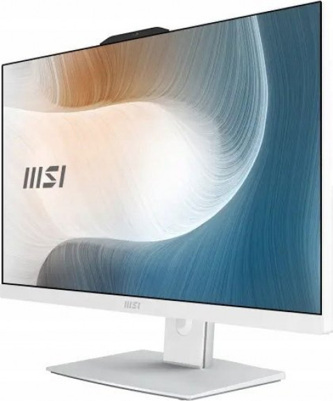 MSI AIO Modern AM242P 12M-1249XEU i3-1215U 23.8" IPS LED FHD Non-Touch Anti-Glare 8GB SSD512GB M.2 AX211 WiFi 6E NoOS WHITE - Galeria zdjęcie 4