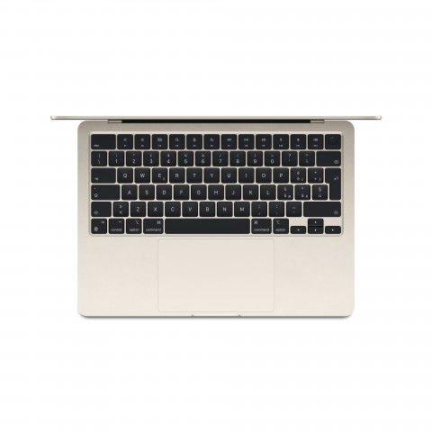 Apple 13-inch MacBook Air: M3 chip with 8-core CPU and 10-core GPU, 16GB, 512GB SSD Starlight - Galeria zdjęcie 2