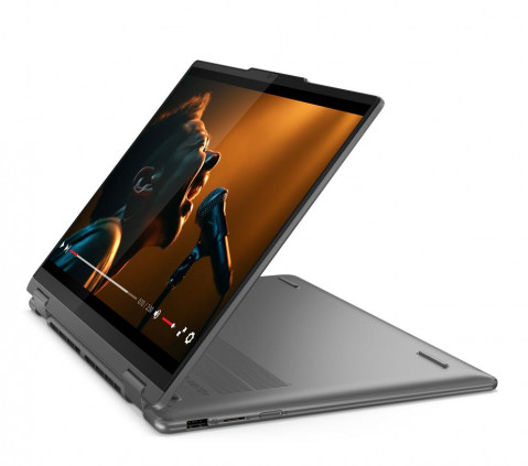 Lenovo Yoga 7 2-in-1 14AHP9 Ryzen 7 8840HS 14" WUXGA OLED 400nits Glossy 16GB LPDDR5x-6400 SSD512 Radeon 760M Graphics Win11 Storm Grey - Galeria zdjęcie 9
