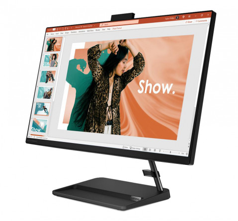 Lenovo IdeaCentre AIO 3 27IAP7 Intel® Core™ i3-1215U 6C FHD IPS 250nits AG 27" 8GB DDR4 5200 SSD512 Intel UHD Graphics Win11 Black - Galeria zdjęcie 1