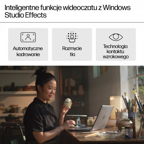 HP ENVY x360 14-fa0400nw Ryzen 5 8640HS 14,0"WUXGA Touch AG IPS300 nits 16GB DDR5 SSD512 Radeon Integrated 5MP W11Pro 2Y Glacier Silver - Galeria zdjęcie 6