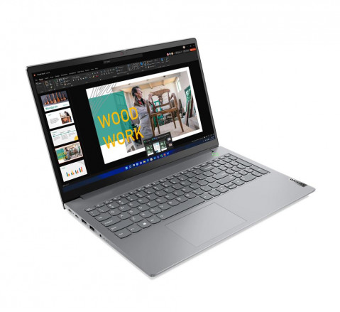 Lenovo ThinkBook 15 G4 i5-1235U 15,6"FHD AG 300 nit IPS 16GB_3200MHz SSD512 IrisXe Aluminium TB BLK 45Wh W11Pro 3Y OnSite - Galeria zdjęcie 2