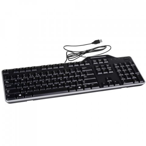 Klawiatura Dell KB-813 Smartcard Reader USB Keyboard Black - Galeria zdjęcie 4