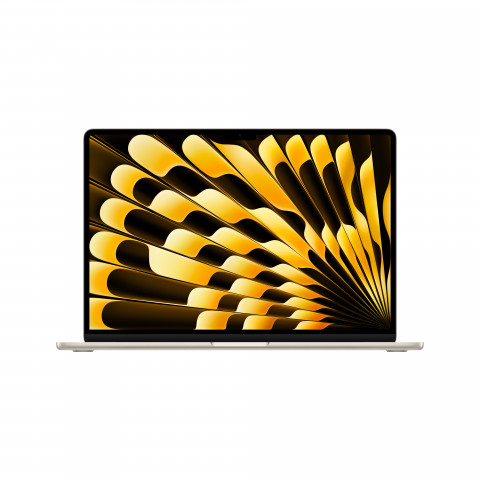 Apple 15-inch MacBook Air: Apple M3 chip with 8-core CPU and 10-core GPU, 16GB, 256GB SSD - Starlight - Galeria zdjęcie 1